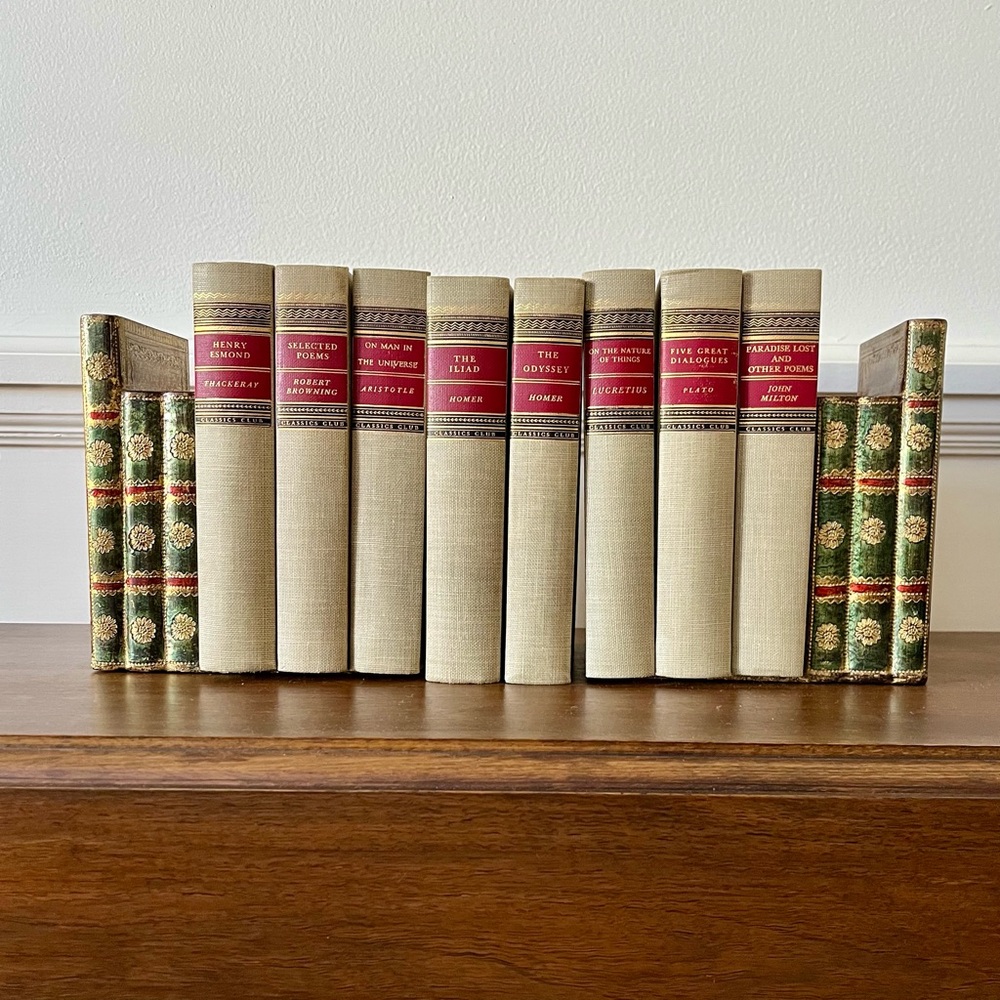 Pair of Gold Gilt Wooden Florentine Bookends, Made in Italy